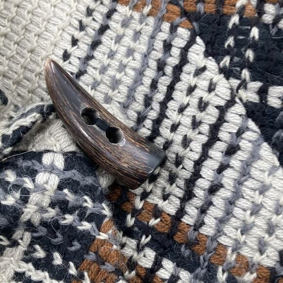 Classiques Entier Womens Gray Black Brown Bias Plaid 3/4 Sleeve Jacket Size S - Picture 5 of 13